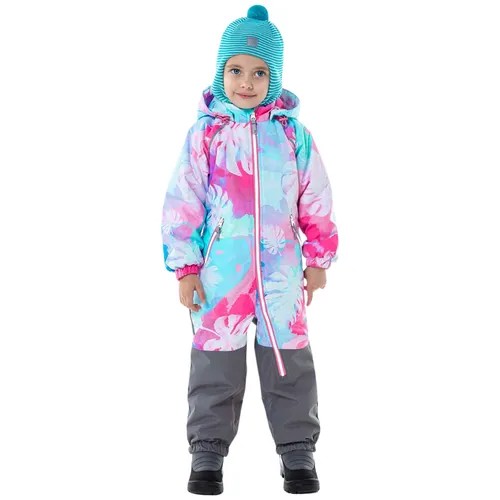 Комбинезон NIKASTYLE размер 86, бирюзовый, голубой