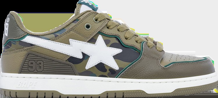 Кроссовки Sk8 Sta #4 M1 'Olive Drab', зеленый