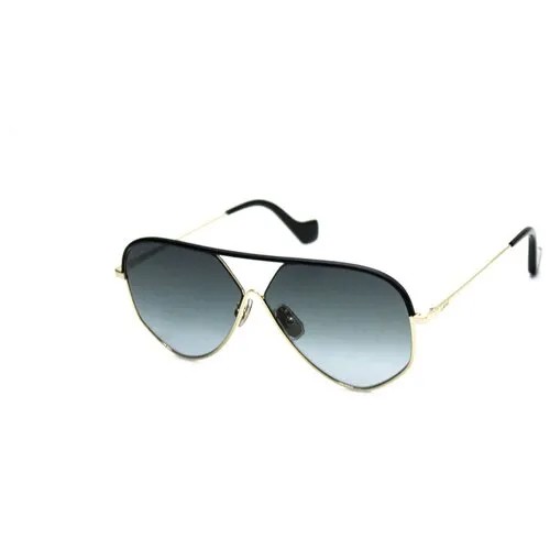 Солнцезащитные очки Loewe, авиаторы, оправа: металл, для женщин, золотой
