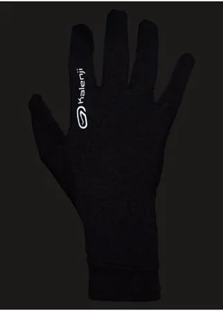 Перчатки тактильные для бега черные размер XL KALENJI X Декатлон