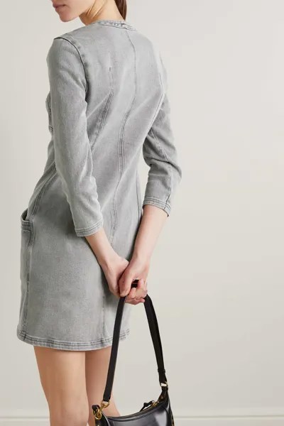 ISABEL MARANT джинсовое платье мини Vona, светло-серый