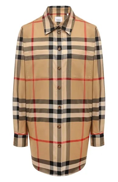 Хлопковая рубашка Burberry