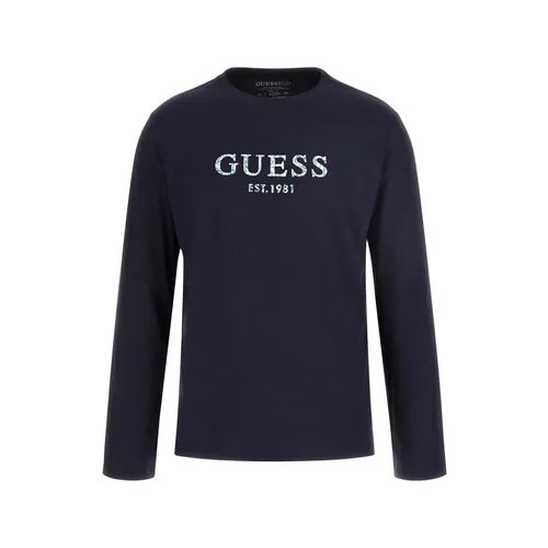 Лонгслив GUESS, размер L, синий