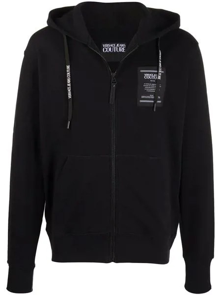 Versace Jeans Couture бомбер с нашивкой-логотипом