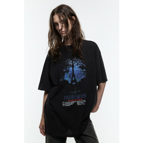 Футболка Befree, размер M/L, серый