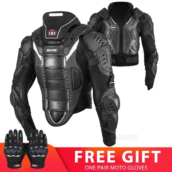 Защитная мотоциклетная куртка, бронированная куртка для езды на мотоцикле, квадроцикле, кросс-боди, с защитой шеи, костюм, защитная одежда