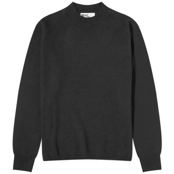 Толстовка Mhl By Margaret Howell Crew Knit Sweat, цвет Carbon