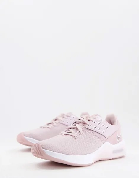 Бледно-розовые кроссовки Nike Training Air Max Bella TR 4-Розовый цвет
