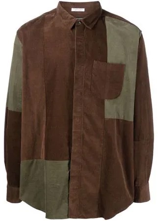 Engineered Garments рубашка Combo в стиле колор-блок