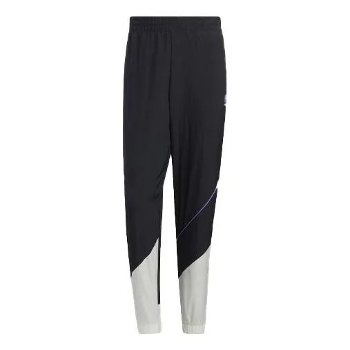 Спортивные штаны Men's adidas neo Contrasting Colors Elastic Waistband Casual Sports Pants/Trousers/Joggers Black, черный