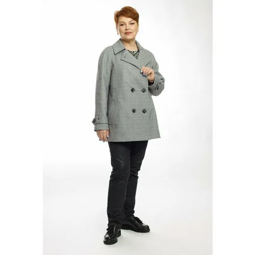 Пальто Modetta Style, размер 60, серый