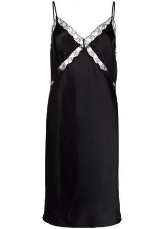 Kiki de Montparnasse платье-комбинация с кружевом