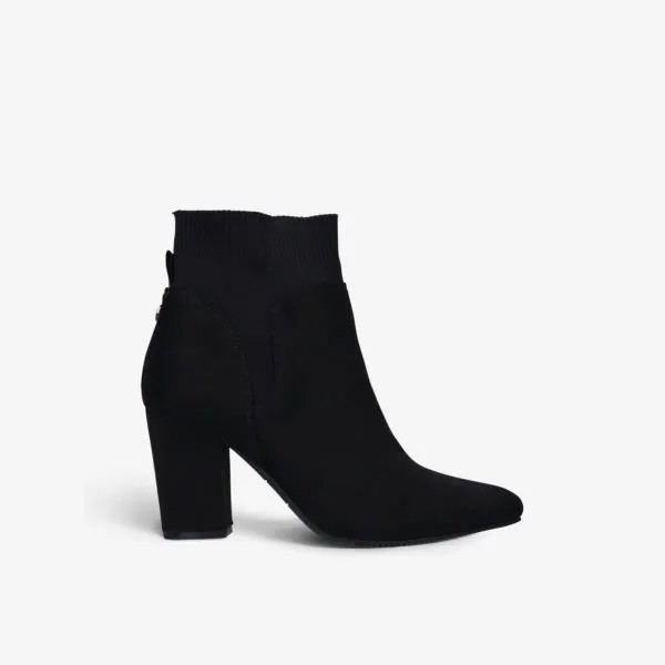 Замшевые ботинки Vegan Tobi2 на каблуке Kg Kurt Geiger, черный