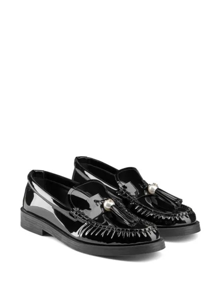 Jimmy Choo декорированные лоферы Addie, черный