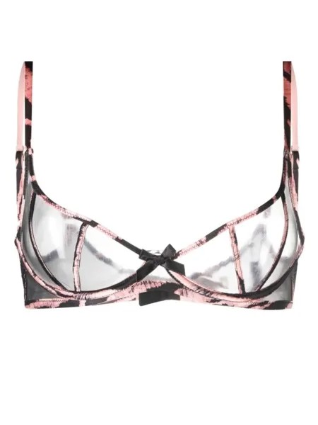 Agent Provocateur сетчатый бюстгальтер-балконет Ellise, черный
