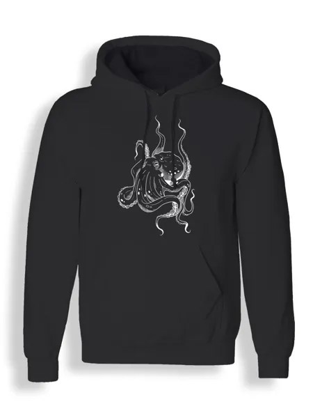 Худи унисекс СувенирShop Лавкрафт/Ктулху/Миф 16 черное XL