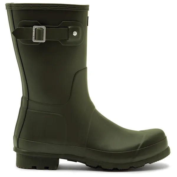 Резиновые сапоги Hunter Boots Original Short, цвет Dark Olive