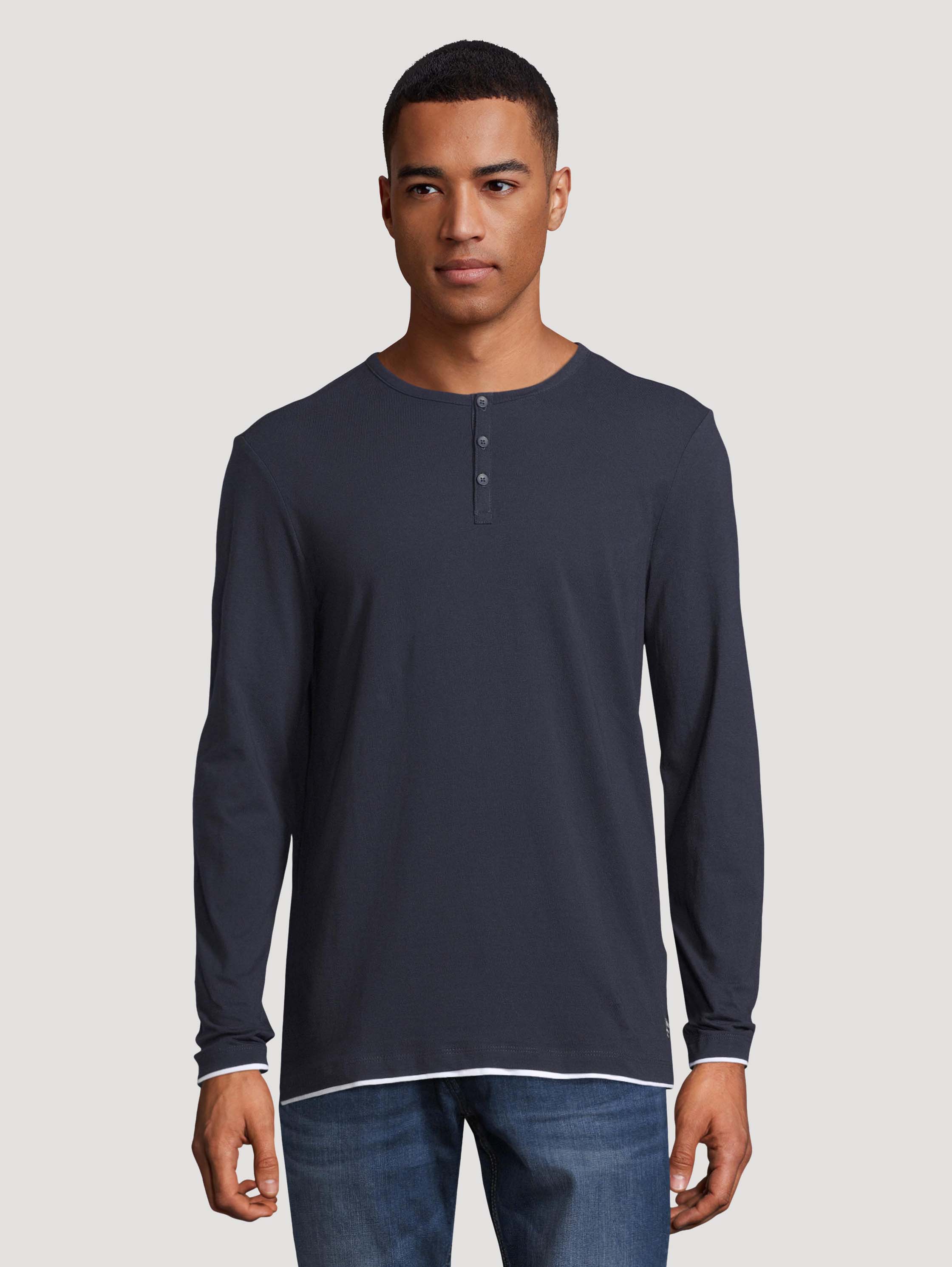 Лонгслив мужской TOM TAILOR 1029710 синий XXL
