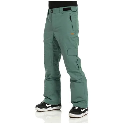 Горнолыжные брюки Rehall, мембрана, регулировка объема талии, утепленные, водонепроницаемые, размер L, голубой