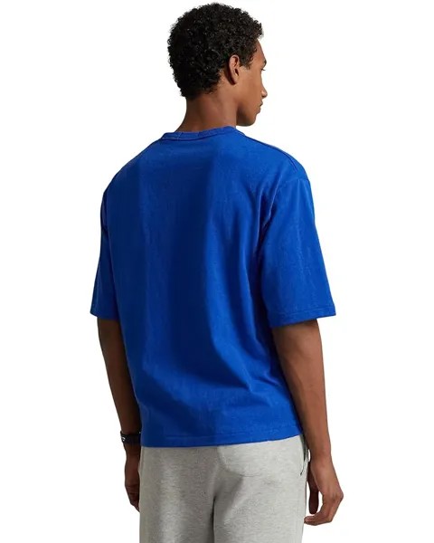 Футболка Polo Ralph Lauren Relaxed Fit Big Pony Jersey Short Sleeve T-Shirt, цвет Sapphire Star