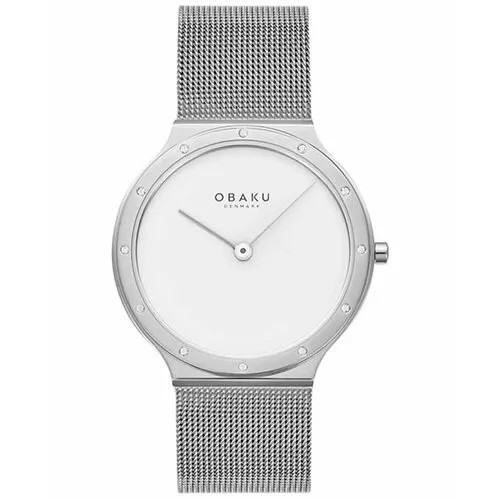 Наручные часы OBAKU V285LECWMC, серебряный, белый