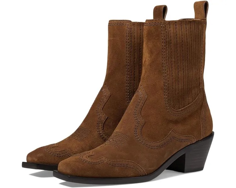 Ботинки Loeffler Randall Agnes Western Ankleie, цвет Cacao/Espresso