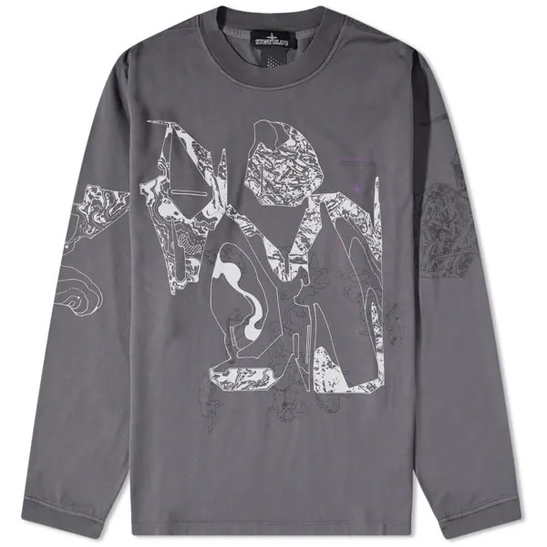 Футболка Stone Island Shadow Project Long Sleeve Printed Tee