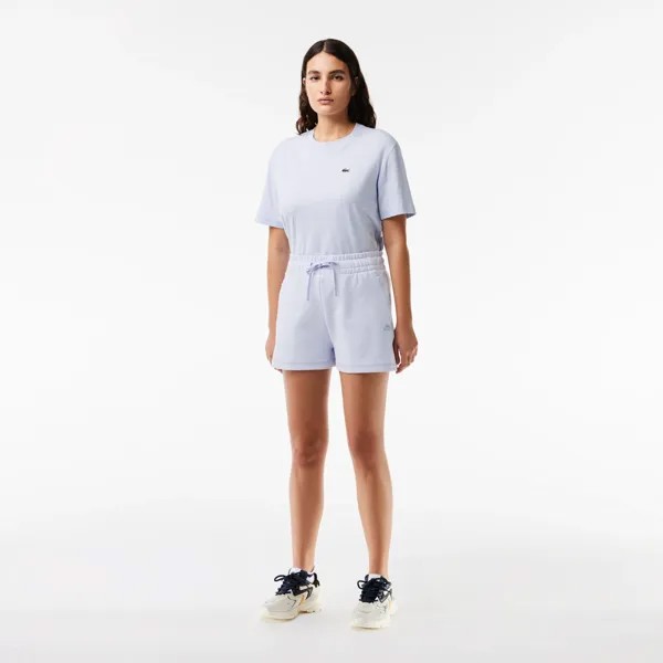 Женские однотонные шорты Lacoste