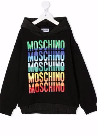 Moschino Kids худи с логотипом