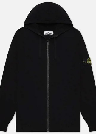 Мужской свитер Stone Island Hooded Cardigan, цвет чёрный, размер XXL