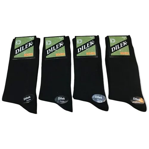 Мужские носки DILEK Socks, 6 пар, классические, размер 39-42, черный