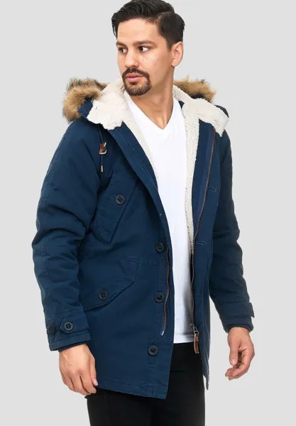 Пальто зимнее Indicode Jeans, синий