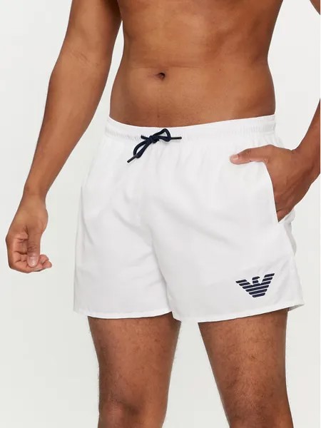 Купальные шорты стандартного кроя Emporio Armani Underwear, белый