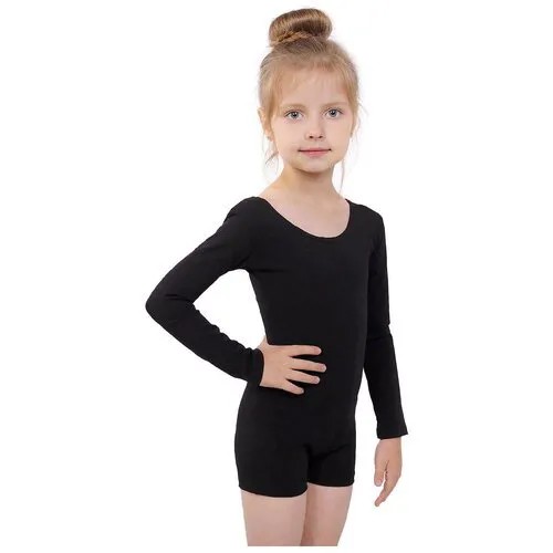 Купальник гимнастический Grace Dance, размер 32, черный