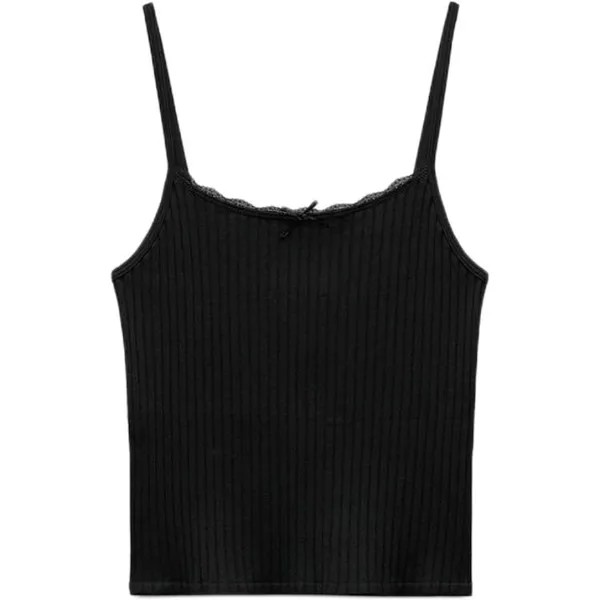 Майка женская черная Zara