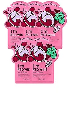 Тканевая маска i'm red wine sheet mask - TONYMOLY