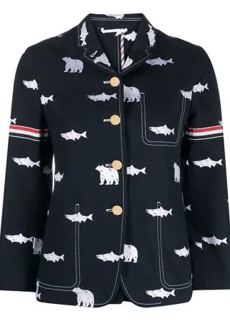 Thom Browne пиджак с принтом