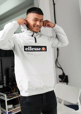 Светло-серая куртка с короткой молнией ellesse Mont 2-Серый