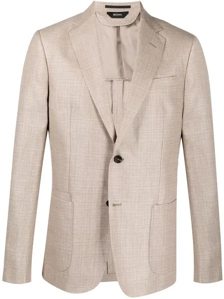 Z Zegna однобортный пиджак