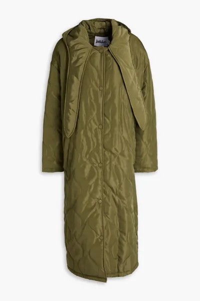Стеганое пальто с капюшоном Bonny Jakke., армейский зеленый