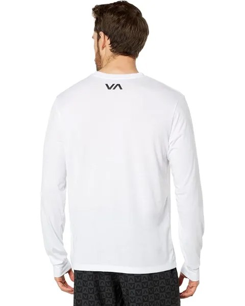Футболка с длинным рукавом RVCA Icon Long Sleeve Tee, белый