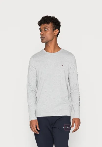 Футболка с длинными рукавами LOGO LONG SLEEVE TEE Tommy Hilfiger, светло-серый вереск