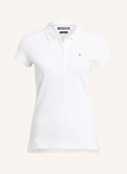 Рубашка поло TOMMY HILFIGER Piqué NEW CHIARA, белый