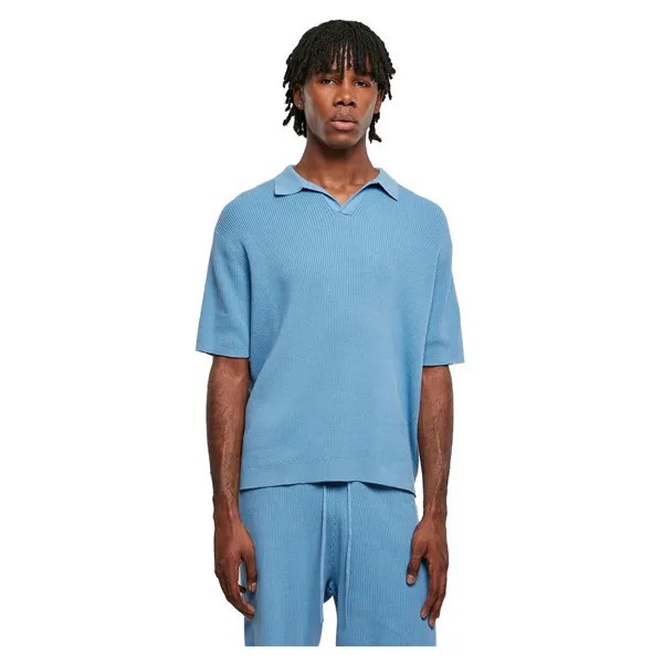Рубашка с коротким рукавом Urban Classics Oversized, синий