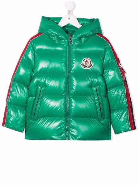 Moncler Enfant пуховик Dincer с нашивкой-логотипом