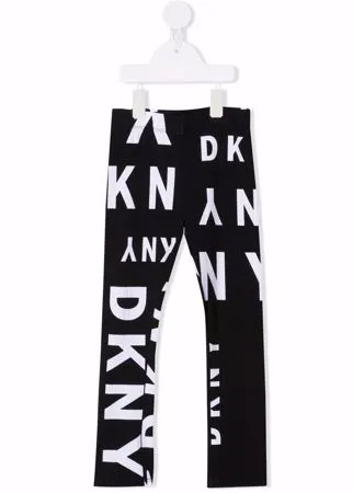 Dkny Kids легинсы с логотипом