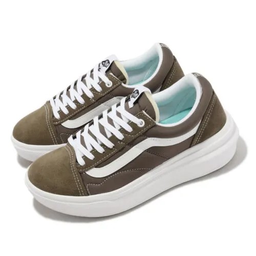 Vans Old Skool Over Walnut Коричневые мужские повседневные туфли унисекс на платформе VN0A7Q5E1NU