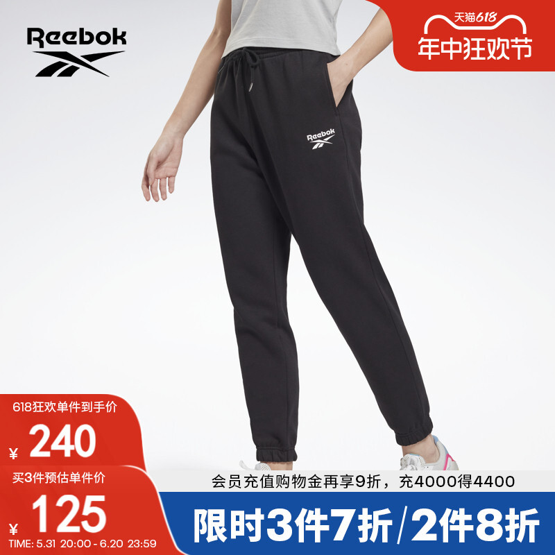 Брюки женские Reebok классические, черный
