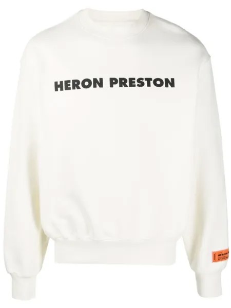 Heron Preston толстовка с логотипом, белый