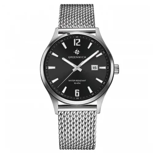 Наручные часы GREENWICH GW 051.19.31, черный, серебряный